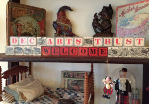 A warm welcome at the apartment of Tracy and Marc Whitehead.