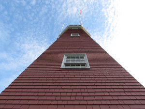 A look up at the Portland Observatory