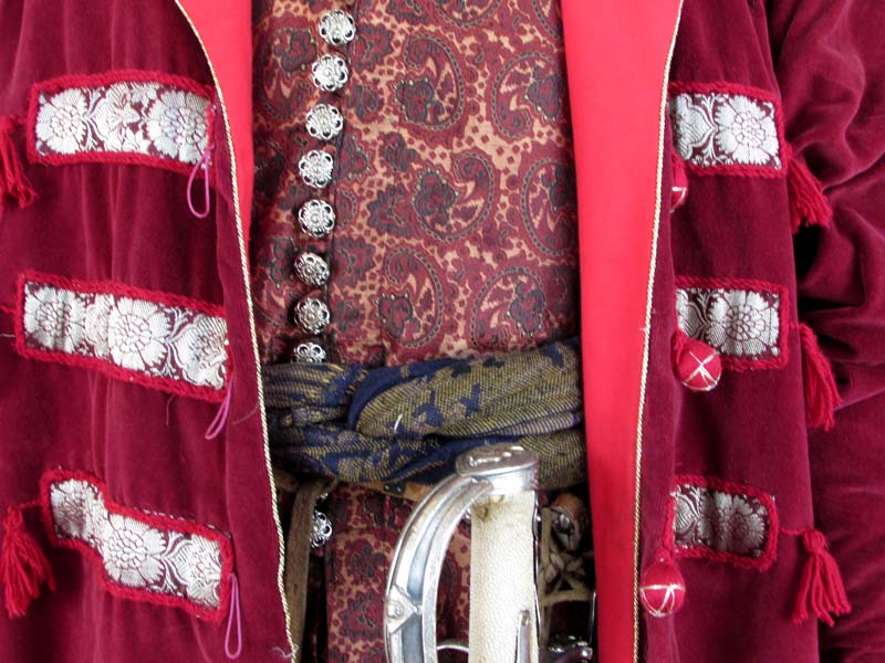 Detail of Sarmatian uniform at Wilanow Palace, Warsaw.