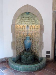 A fountain at Graylyn.
