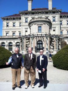 Randy with incoming President Chuck Akre and incoming Treasurer Jim Hardy at the Breakers in Newport, RI, in 2012