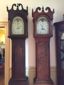 Shenandoah Valley-made clocks in the Cherry Row collection
