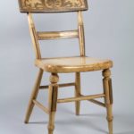 Fig. 5: Painted Side Chair, unknown maker, Baltimore, 1820-1840, probably maple, paint, Maryland Historical Society, Gift of Louise Virginia Cummings Dorcas, 1998.37.1