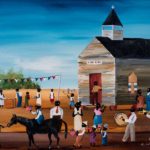 Fig. 6: Freedom and Independence, Alphonso Willums (1932-), circa 2002, acrylic on canvas board, Maryland Historical Society, Museum Purchase, 2003.1