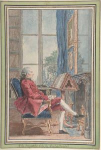 Jean-Pierre de Bougainville, Louis de Carmontelle, 1760, Watercolor over graphite and black and red chalk, Gift of Mrs. Charles Wrightsman, 2004. Courtesy of the Metropolitan Museum of Art.