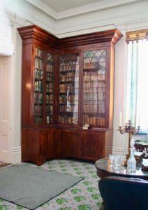 Bookcases from Melrose, Robert Stewart, 1848, walnut. Courtesy of the Gulf South Decorative and Fine Arts Database, The Classical Institute of the South, Inc.