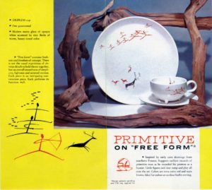 Salem China Company Trade Brochure for Schreckengost’s Free Form line, 1955-60, Courtesy of the Salem Historical Society