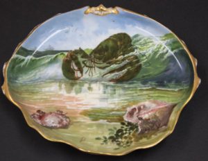 Salad Plate, Haviland & Co. after Theodore R. Davis, 1880, Museum Purchase, 1973.4.1