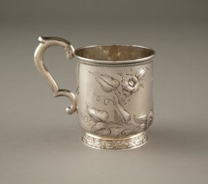 Figure 7. Baby cup; between 1853 and 1861, coin silver, by Adolphe Himmel for Hyde & Goodrich (New Orleans); The Historic New Orleans Collection, 1978.175.17