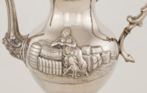 Figure 10. Detail of the coffeepot presented to Francis H. Hatch. (See Figure 9)