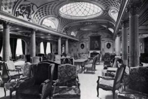 The first class salon of the SS France