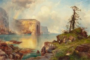 Thomas Moran, The Great Cave, Pictured Rocks, Lake Superior, Michigan, 1873. Courtesy, The Manoogian Collection.