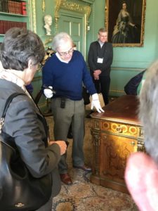 Adam Bowett introduces an inlaid desk at Temple Newsam that was designed by Chippendale for Harewood House.