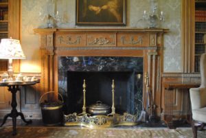 A marked Wellford mantel from Philadelphia in the Drawing Room