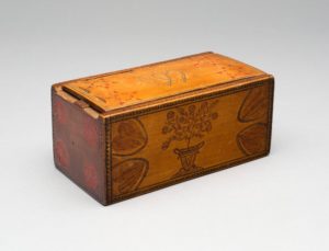 Fig. 6. Box with sliding lid, c. 1800, maple. Art Institute of Chicago, Thorne Rooms Exhibition Fund, 1946.617.