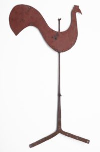 Fig. 7. Peacock Weather Vane, 1800-60, iron; 131.8 × 71.1 × 2.5 cm. The Art Institute of Chicago, Elizabeth R. Vaughan Fund, 1952.549.