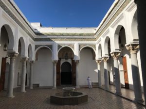 The Courtyard Of The 17th Century Dar El Makhzen In Tangier