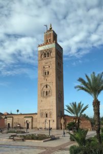 The Minaret Of The 12th Century Koutoubia Mosque In Marrakech