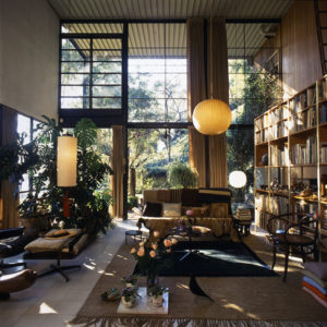 Figure 3. Case Study House #8 interior. Photo by Antonia Mulas. Image courtesy of Eames Office LLC (eamesoffice.com).