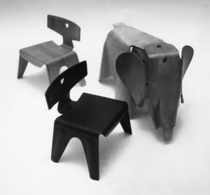 Figure 4. Children’s Chairs by Charles and Ray Eames. Image courtesy of Eames Office LLC (eamesoffice.com).