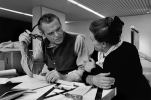 Figure 2. Charles and Ray Eames, 1975. Courtesy of Magnum Photos.
