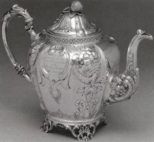 Figure 4. Teapot, Asaph K. Childs, 1856, Athens, GA. Athens-Clarke Heritage Foundation.