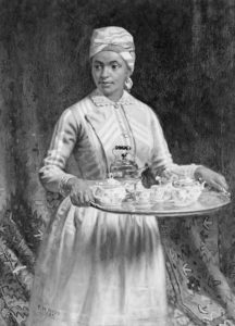 Figure 6. Slave Girl Carrying a Tea Tray, Thomas Waterman Wood, 1880. Collection of Mrs. Carol M. Crissy, Artstor.