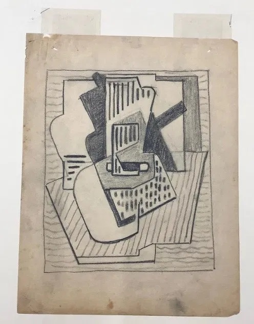 Untitled print by Blanche Lazzell, Philadelphia Museum of Art
