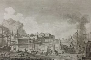 “Second View of Palermo,” drawn by Desprex, engraved by du Parc. Courtesy, The Winterthur Library: Printed Book & Periodical Collection.