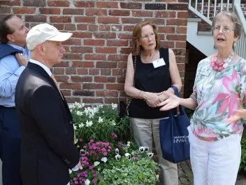 Participants are welcomed to the Davenport House
