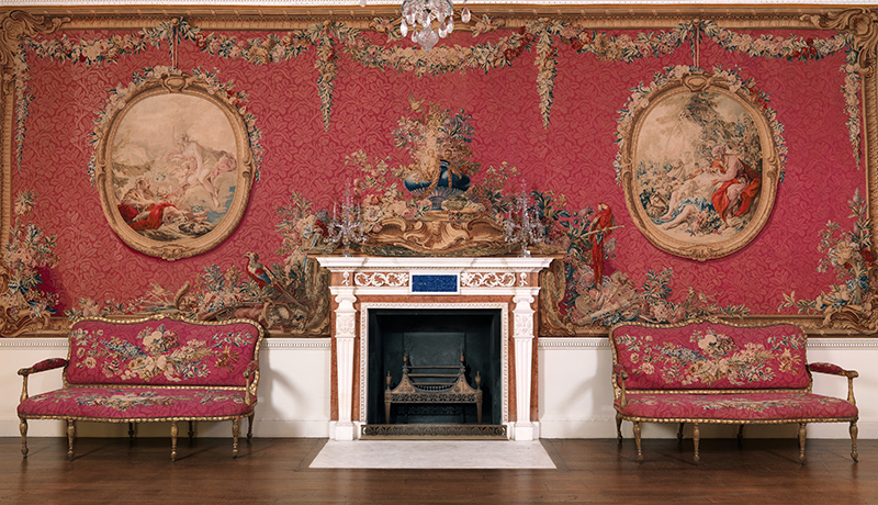 Tapestry Room from Croome Court, after a design by Robert Adam, 1763. Gift of Samuel H. Kress Foundation, 1958, 58.75. Photo by Joseph Coscia.