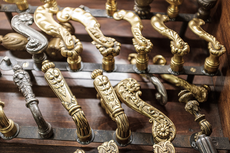 Figure 3. A collection of handles from The Breakers.