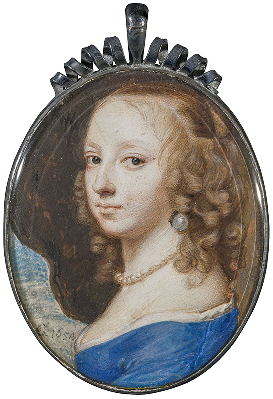 Figure 5. Samuel Cooper (English, 1609–1672), Frances Russell, née Cromwell, 1654. Watercolor on vellum. 74.349.