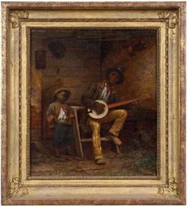 Eastman Johnson, Confidence and Admiration, 1859. Oil on canvas, 14 x 12 in. The Estate of William N. Banks, Jr., Newnan, Georgia. Estimate: $150,000 - $250,000.