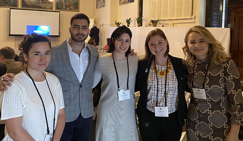 Celia Rodríguez Tejuca, Vishal Khandelwal, Katherine C. Hughes, Rachel Pool, and Kayli Rideout presented at the Emerging Scholars Colloquium in New York in collaboration with the Classical American Homes Preservation Trust.