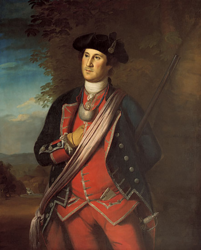 Charles Willson Peale, George Washington, 1772. Washington & Lee University.