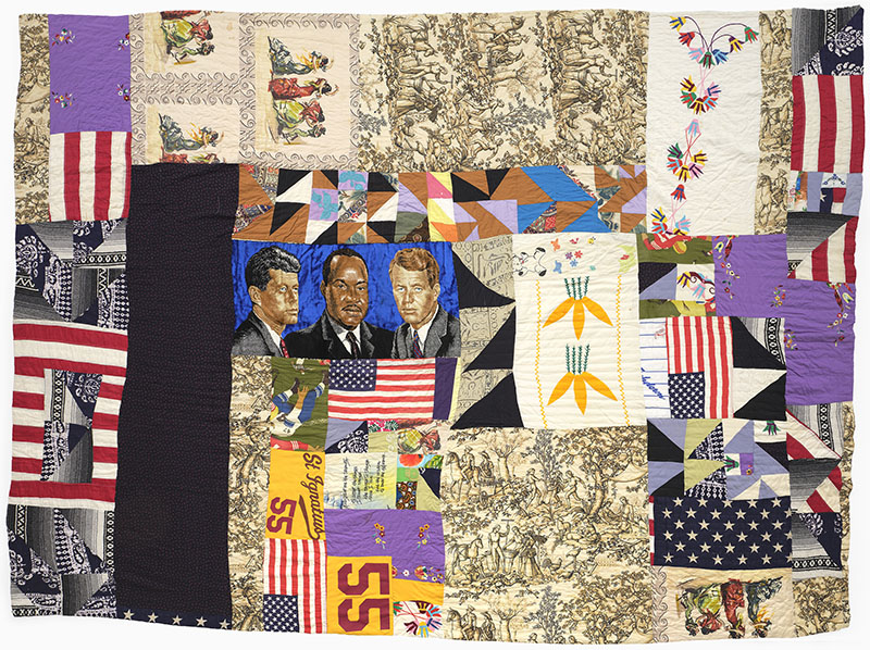 Rosie Lee Tompkins. Untitled, 1996. Quilted by Irene Bankhead. Eli Leon Bequest, BAMPFA.