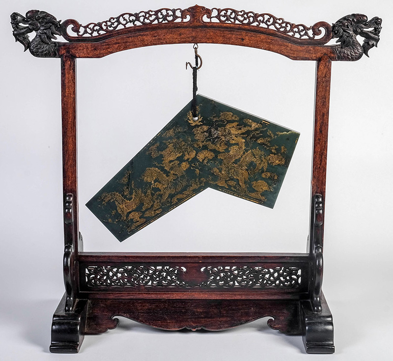 Figure 5. Chime: Dragon in Clouds, 1765, Chinese. Gift of Mrs. Frederick B. Miner, FIA 1968.13.