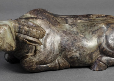 Figure 3. Reclining Ox, Ming Dynasty (1368-1644). Gift of Barry Fitzmorris, FIA 2011.241.