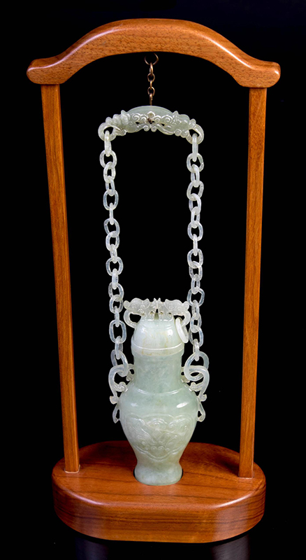Figure 2. Hanging Vase, 20th century, Chinese. Gift of Genevieve and Richard Shaw, FIA 2008.143.