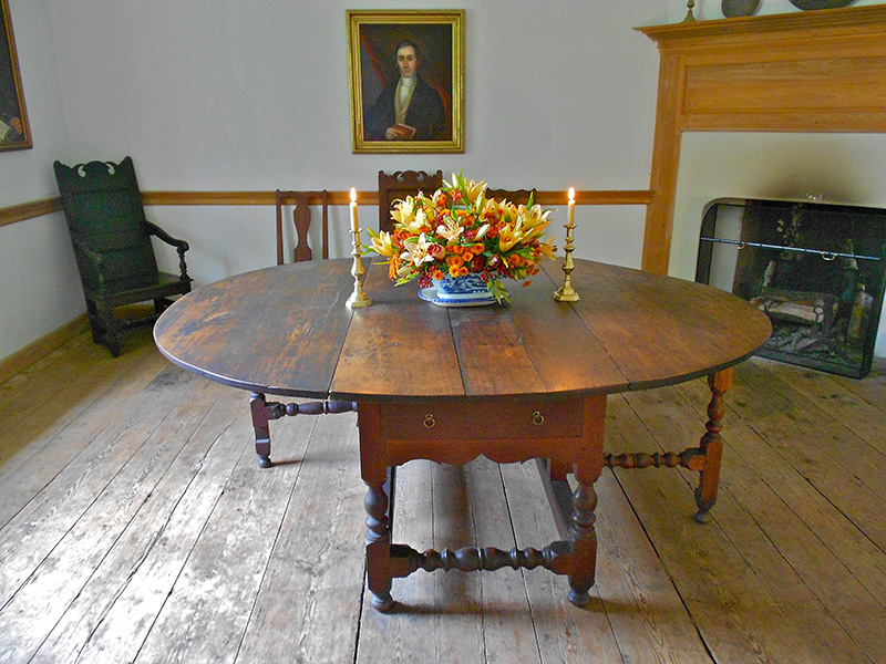 Primitive Hall table.