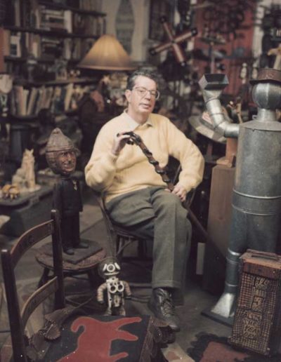 Figure 6. Martha Cooper, Herbert Waide Hemphill at home in New York City. The Archives of American Art, AAADCD_item_1505.