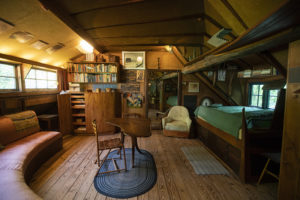 Esherick's bedroom. Photo courtesy of the Wharton Esherick Museum.