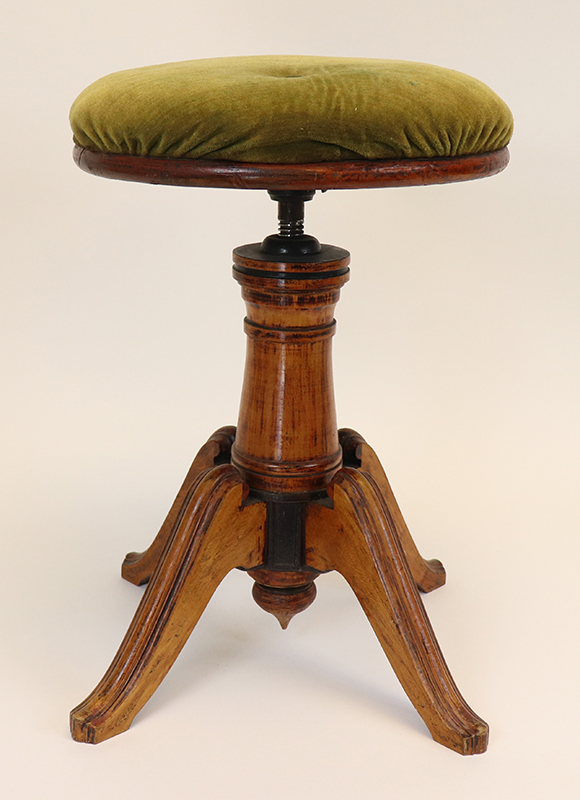 Figure 5. Music stool, c. 1860–1890, United States. SMM Collection, 2021.12.