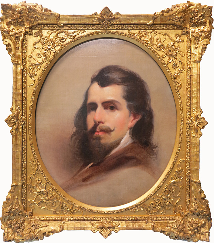 Figure 1. Edward Caledon Bruce, Self-Portrait, 1855, Winchester, VA. Oil on canvas. Courtesy Winchester-Frederick County Historical Society.