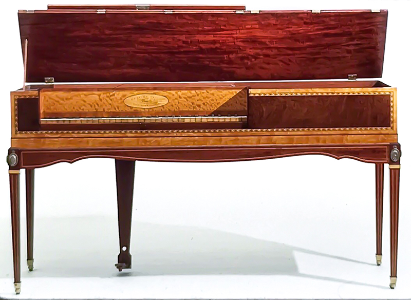 Figure 2. Charles Trute, Square piano, c. 1795–1807. Delaware Historical Society.