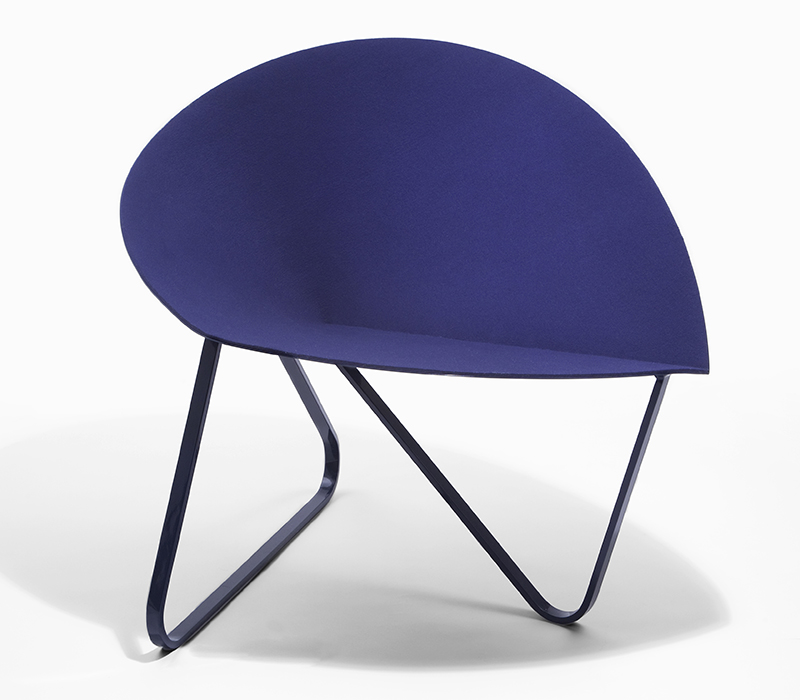 Figure 4. Nina Cho, Curved Chair, 2015. Courtesy Cranbrook Art Museum. Photo by PD Rearick.