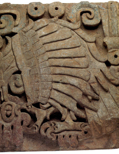 Figure 6. Eagle Relief, 10th–13th century, Toltec. Stone. The Metropolitan Museum of Art, New York, Gift of Frederic E. Church, 1893, 93.27.2.