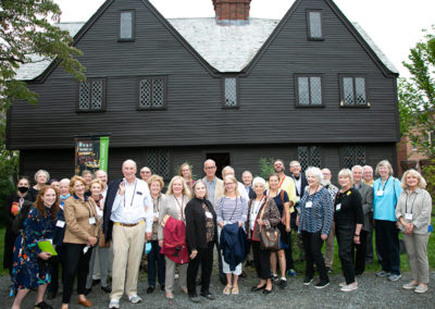 Members at the John Ward House.
