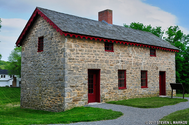 Slave Quarters – One of two duplex stone buildings built at Hampton c. 1854 to house enslaved workers. Post-Emancipation, these structures served as housing for tenant farmers and paid farm laborers until the mid-20th century. Photo by Steven L. Markos.
